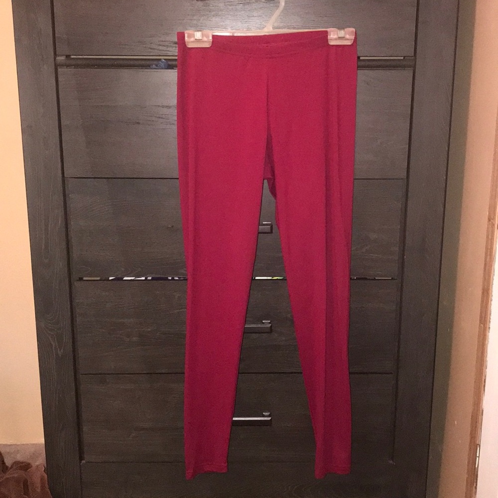 Soft Maroon Leggings